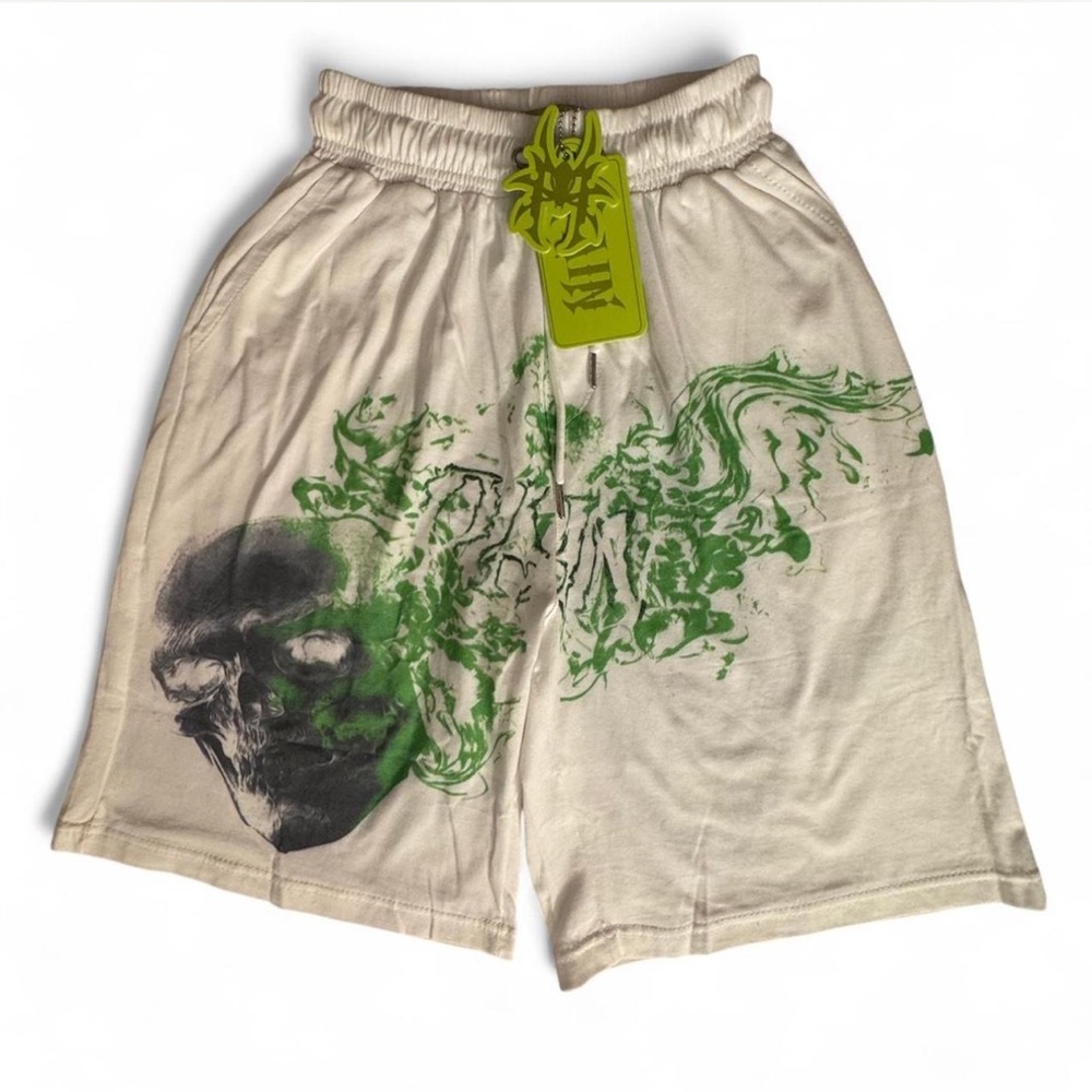 PAIN LAB Skull Shorts (White) Size 30 NWT & Bagged